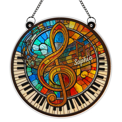 Celebrate Your Love for Music with Vibrant Piano and Treble Clef