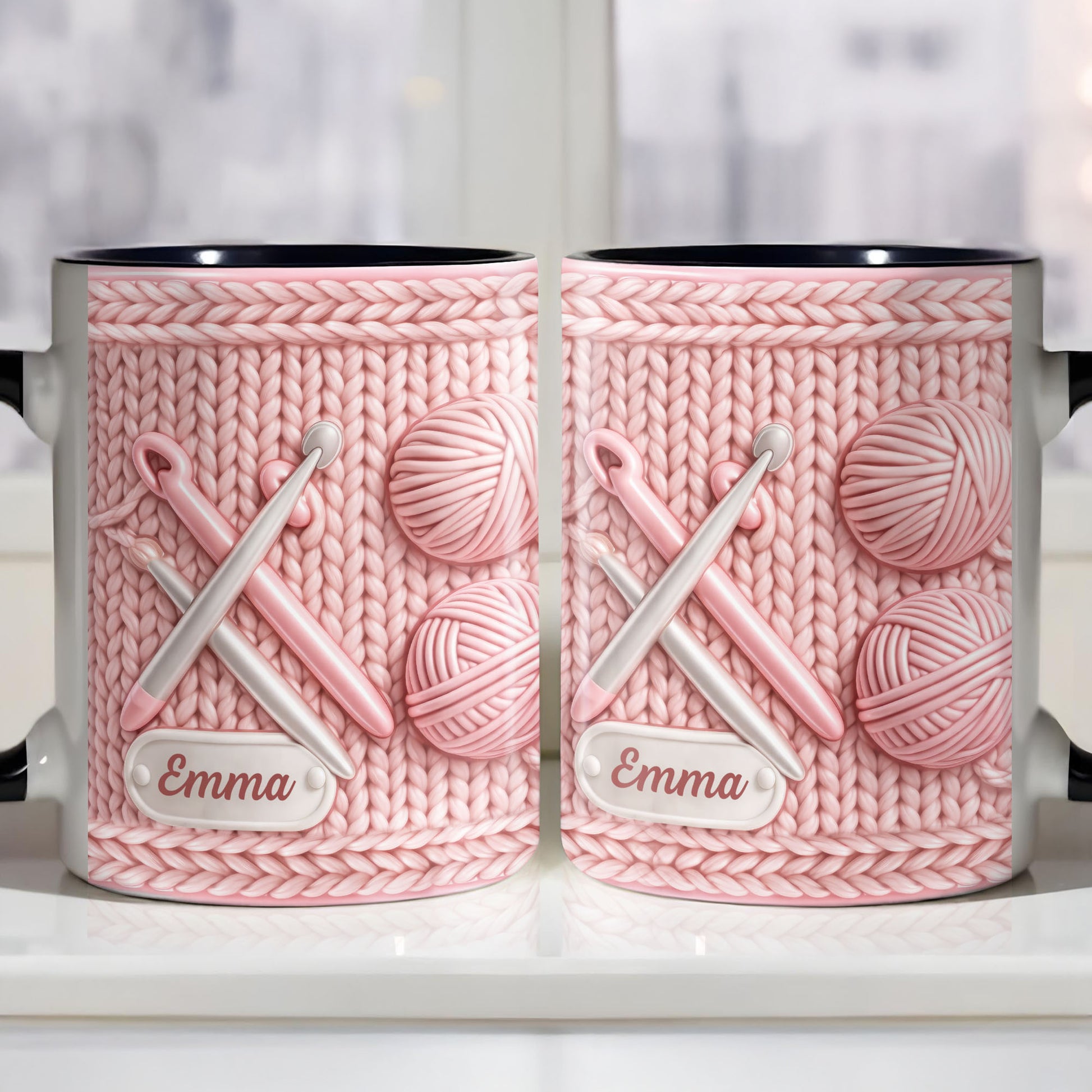 Celebrate Creativity With A Knitting Themed Mug