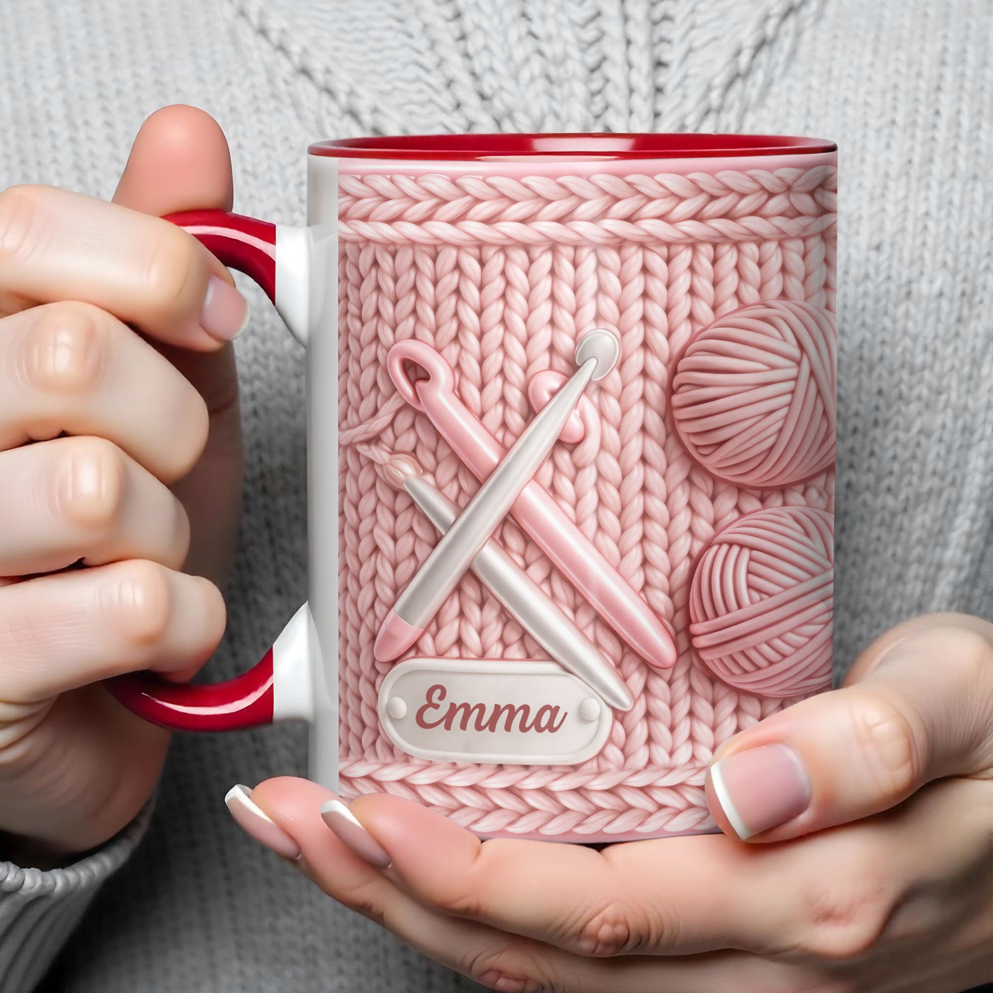 Celebrate Creativity With A Knitting Themed Mug