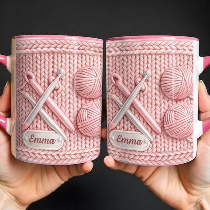 Celebrate Creativity With A Knitting Themed Mug