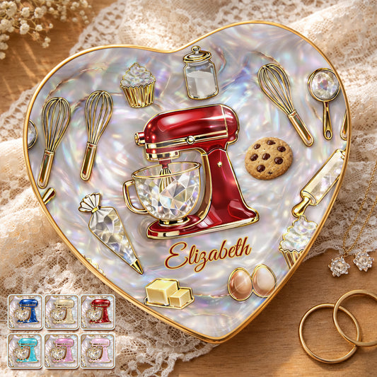 Baking With Love And Sparkle Stand Mixer And Cupcake