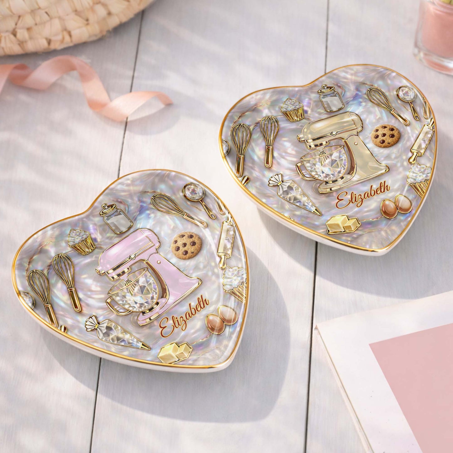 Baking With Love And Sparkle Stand Mixer And Cupcake