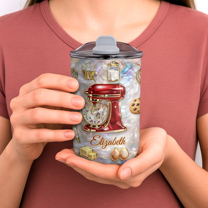 Baking Is A Work Of Heart Stand Mixer And Cupcake