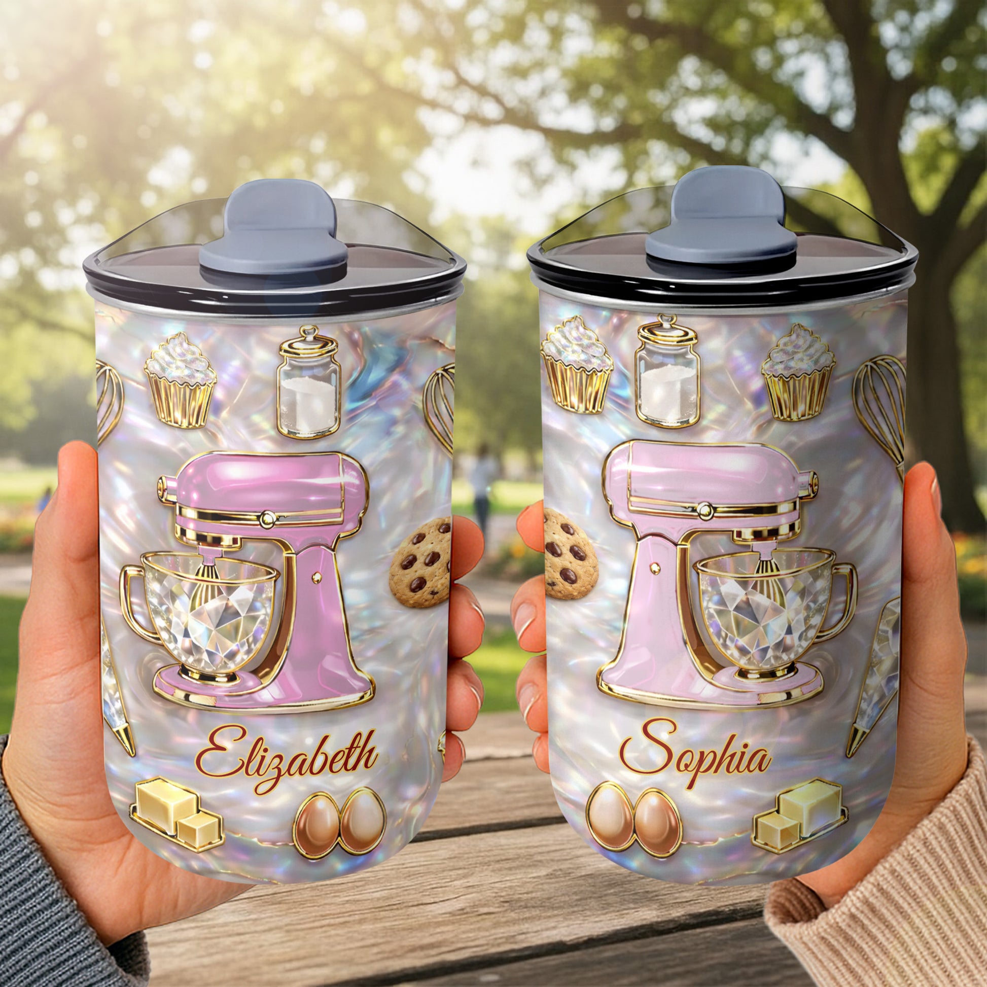 Baking Is A Work Of Heart Stand Mixer And Cupcake