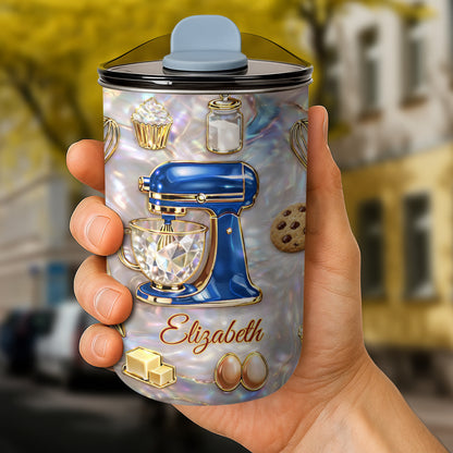 Baking Is A Work Of Heart Stand Mixer And Cupcake