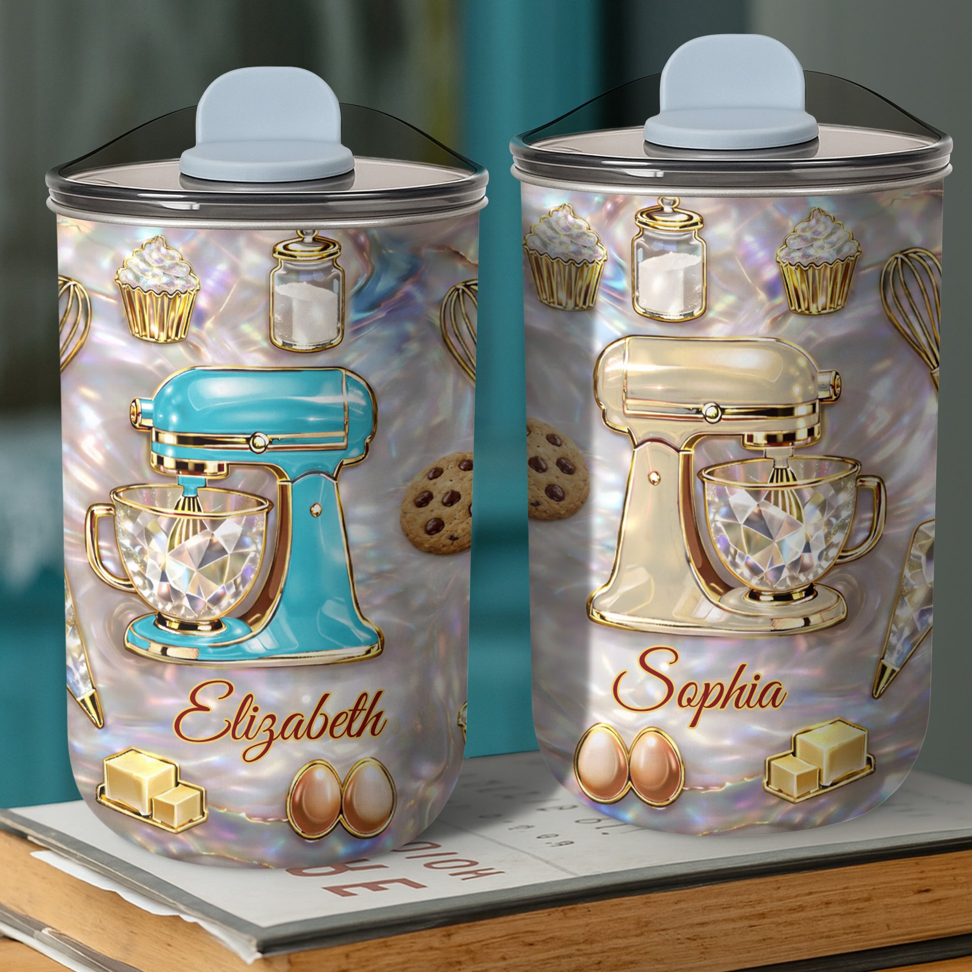 Baking Is A Work Of Heart Stand Mixer And Cupcake