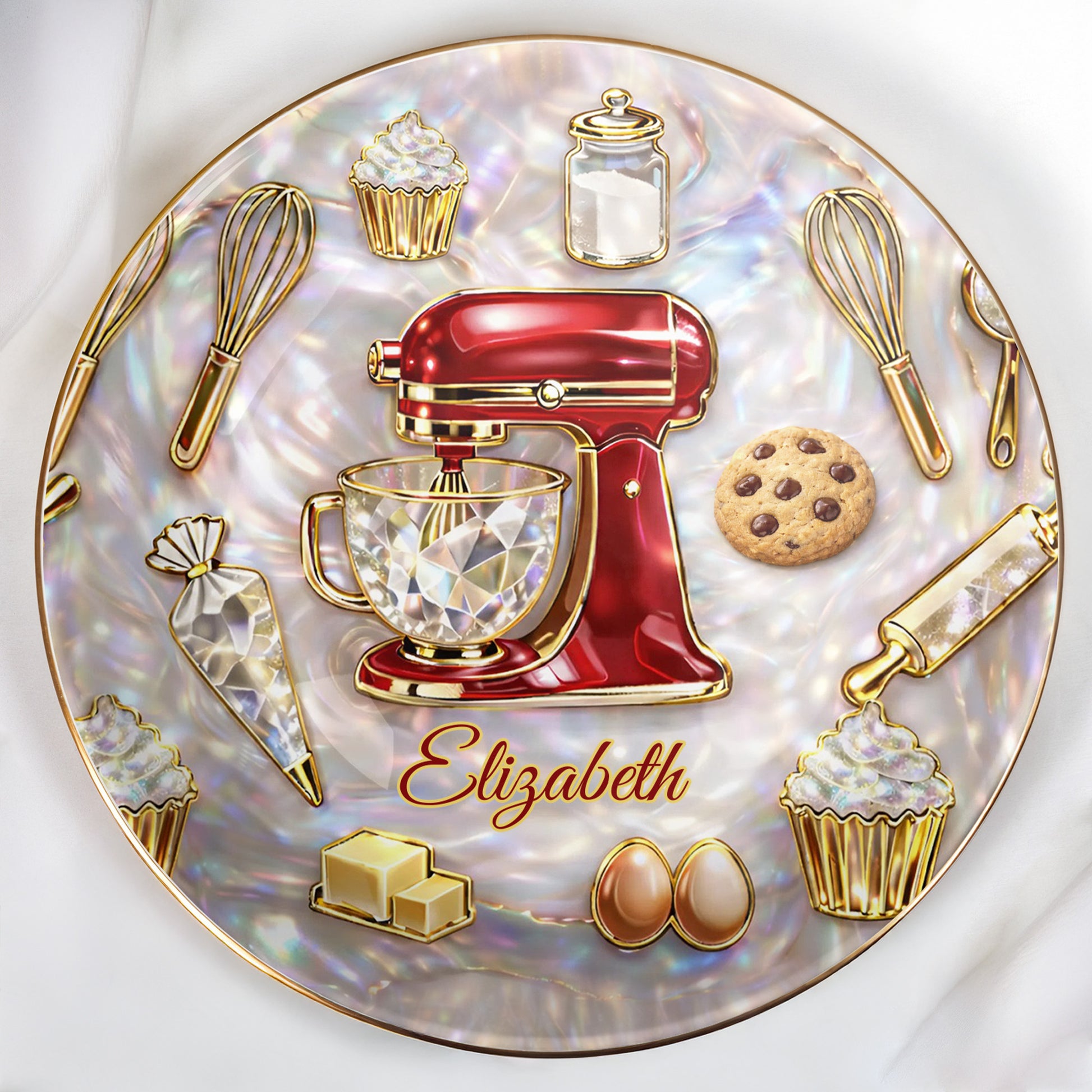 A Pinch Of Love In Every Batch Baker Mixer And Cupcake