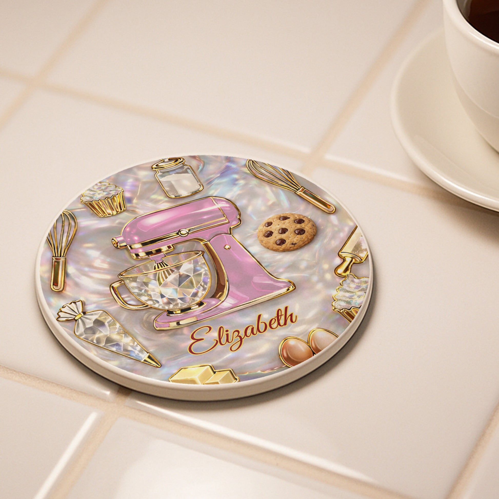 Baking With Love And Passion Stand Mixer And Kitchen Utensils