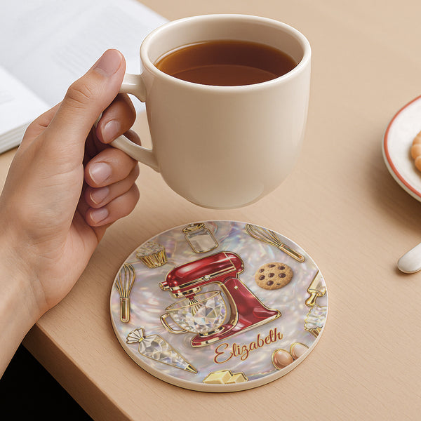 Baking With Love And Passion Stand Mixer And Kitchen Utensils