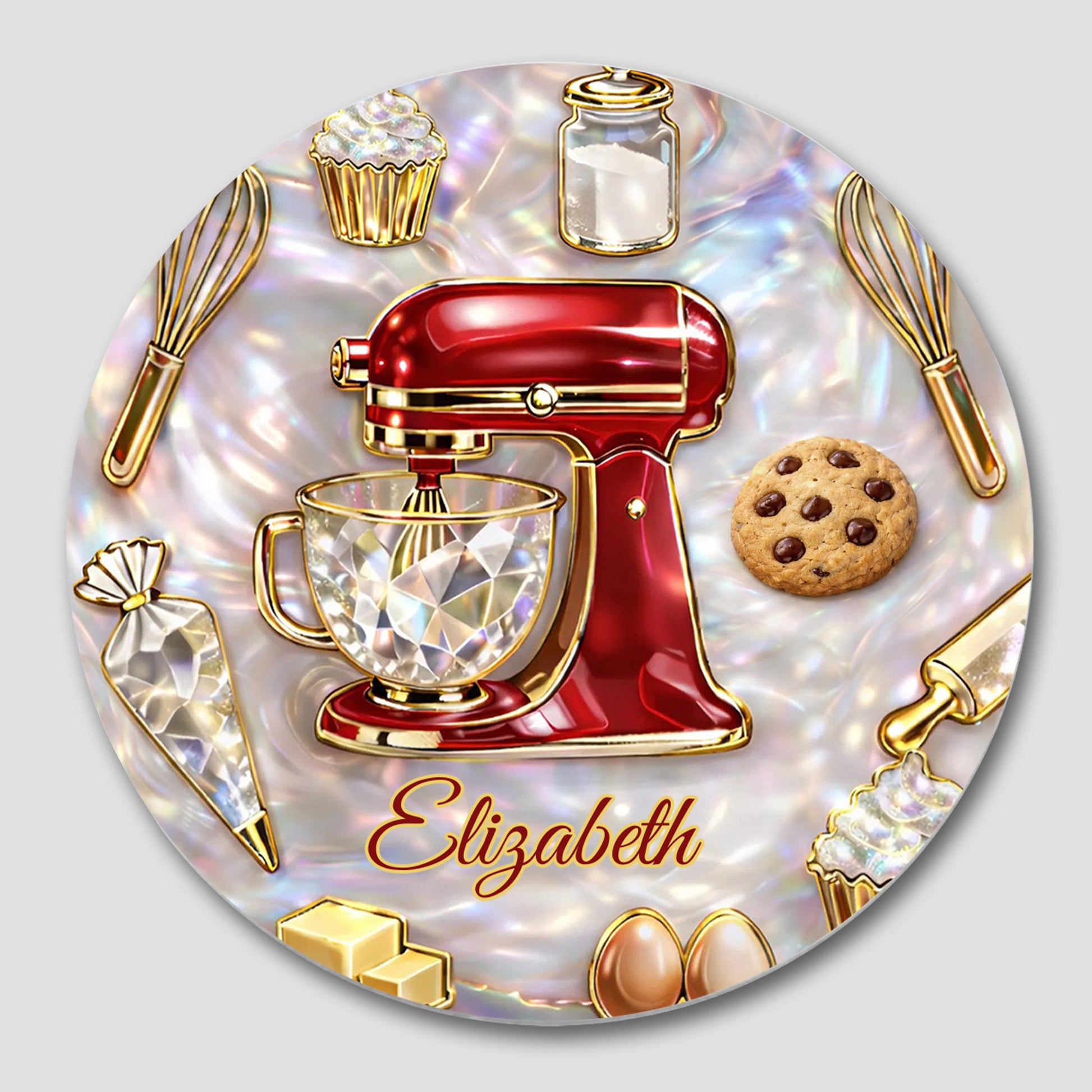 Baking With Love And Passion Stand Mixer And Kitchen Utensils