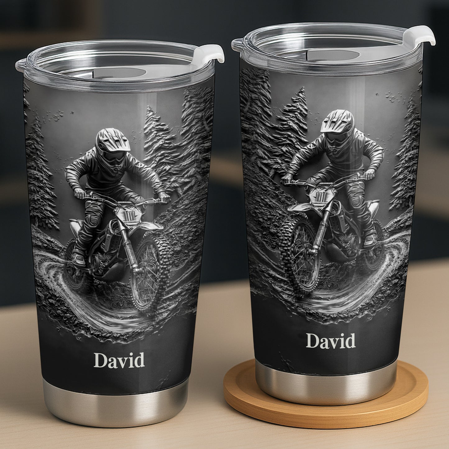 Experience The Thrill Of The Ride, Motorcycle And Rider