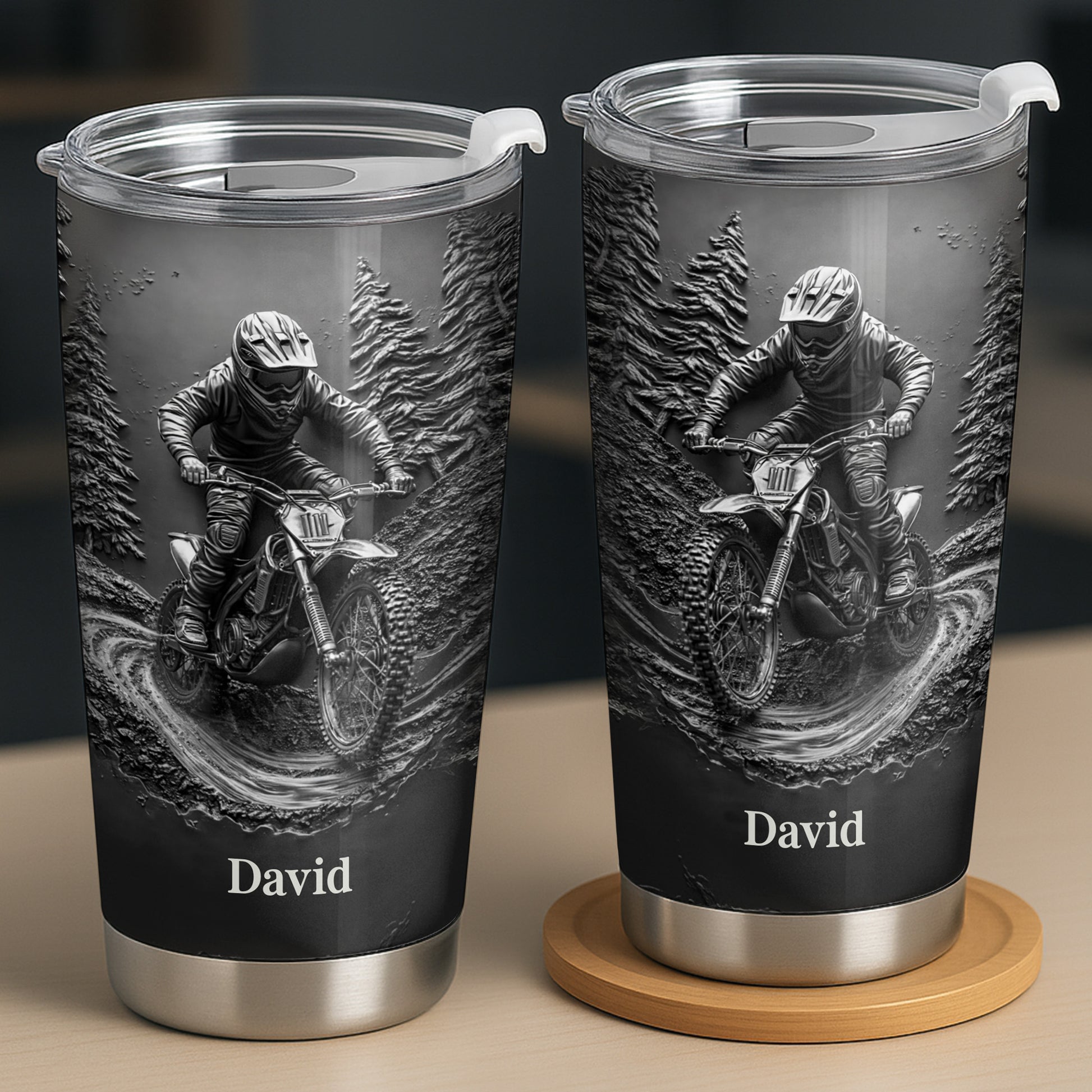 Experience The Thrill Of The Ride, Motorcycle And Rider