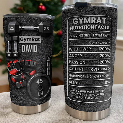 GymRat Nutrition Facts, Willpower And Passion