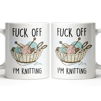 Eff Off, I'm Knitting, Fun Illustrated Design