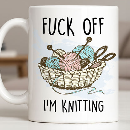 Eff Off, I'm Knitting, Fun Illustrated Design