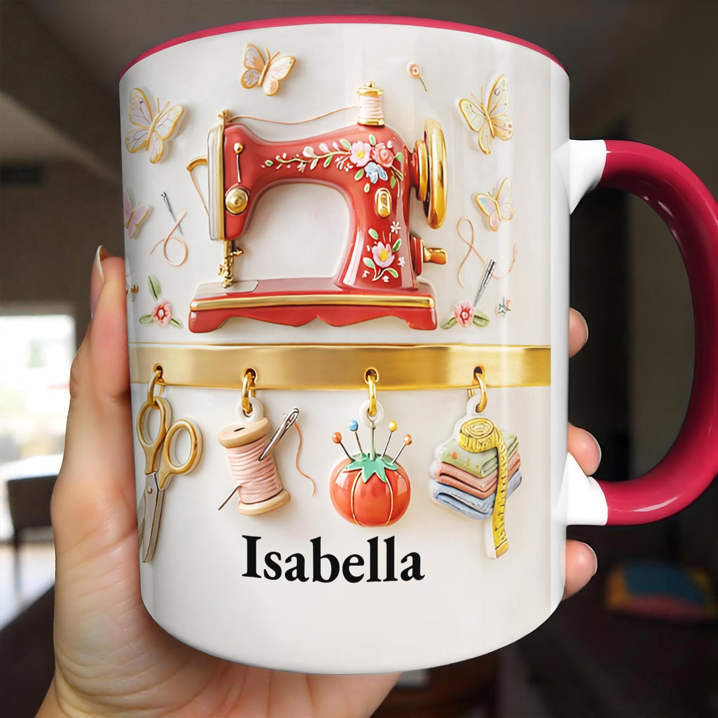 Celebrate Your Creativity With A Crafting Sewing Machine Mug