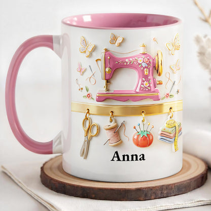 Celebrate Your Creativity With A Crafting Sewing Machine Mug