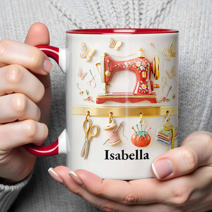 Celebrate Your Creativity With A Crafting Sewing Machine Mug