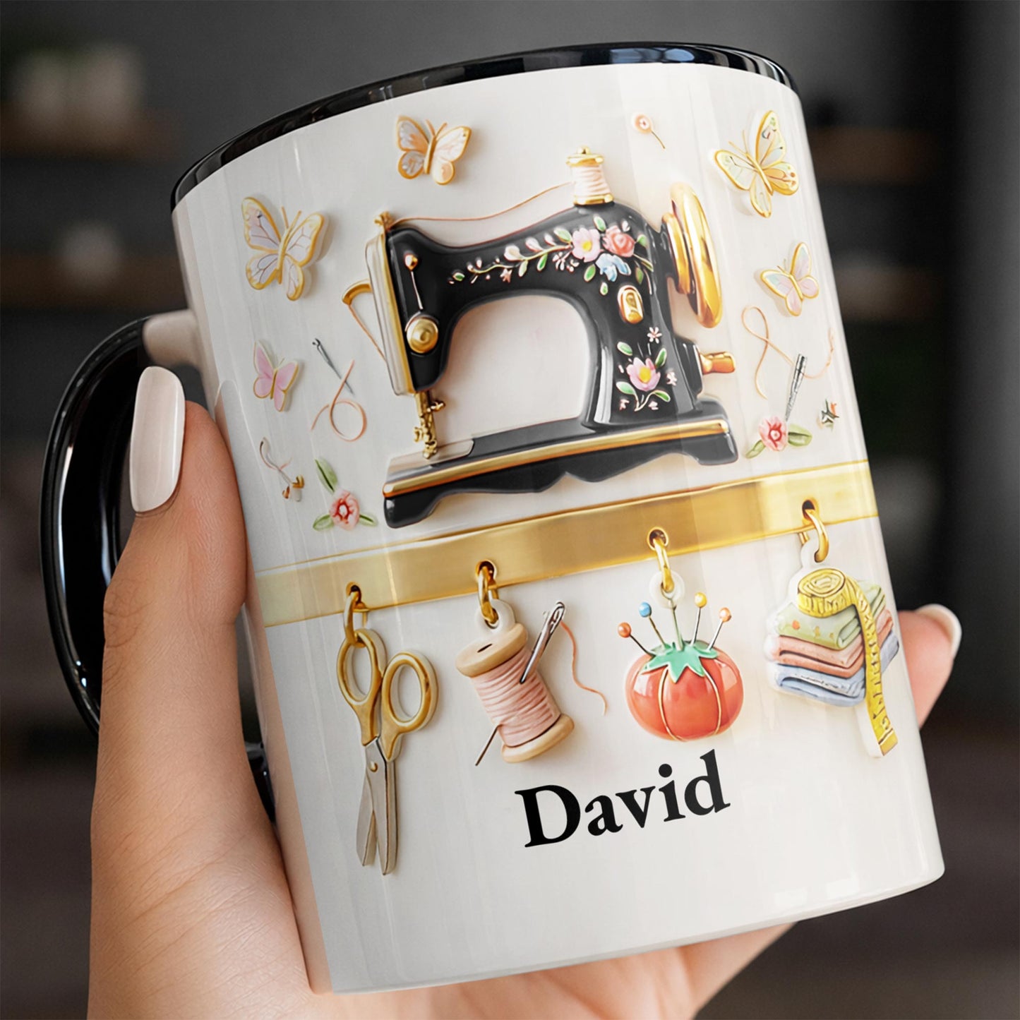 Celebrate Your Creativity With A Crafting Sewing Machine Mug