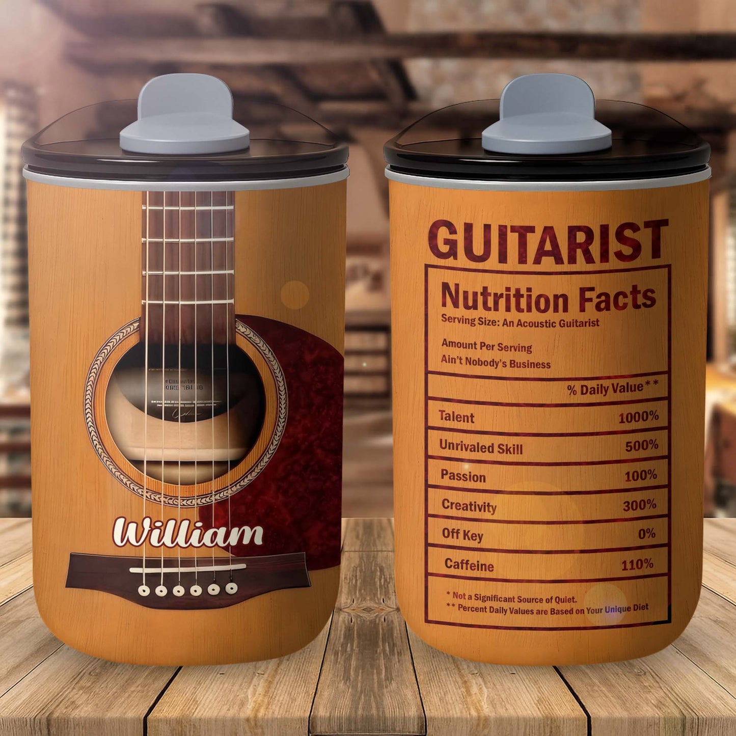 Music Is Life That's Why Our Hearts Have Beats Acoustic Guitar