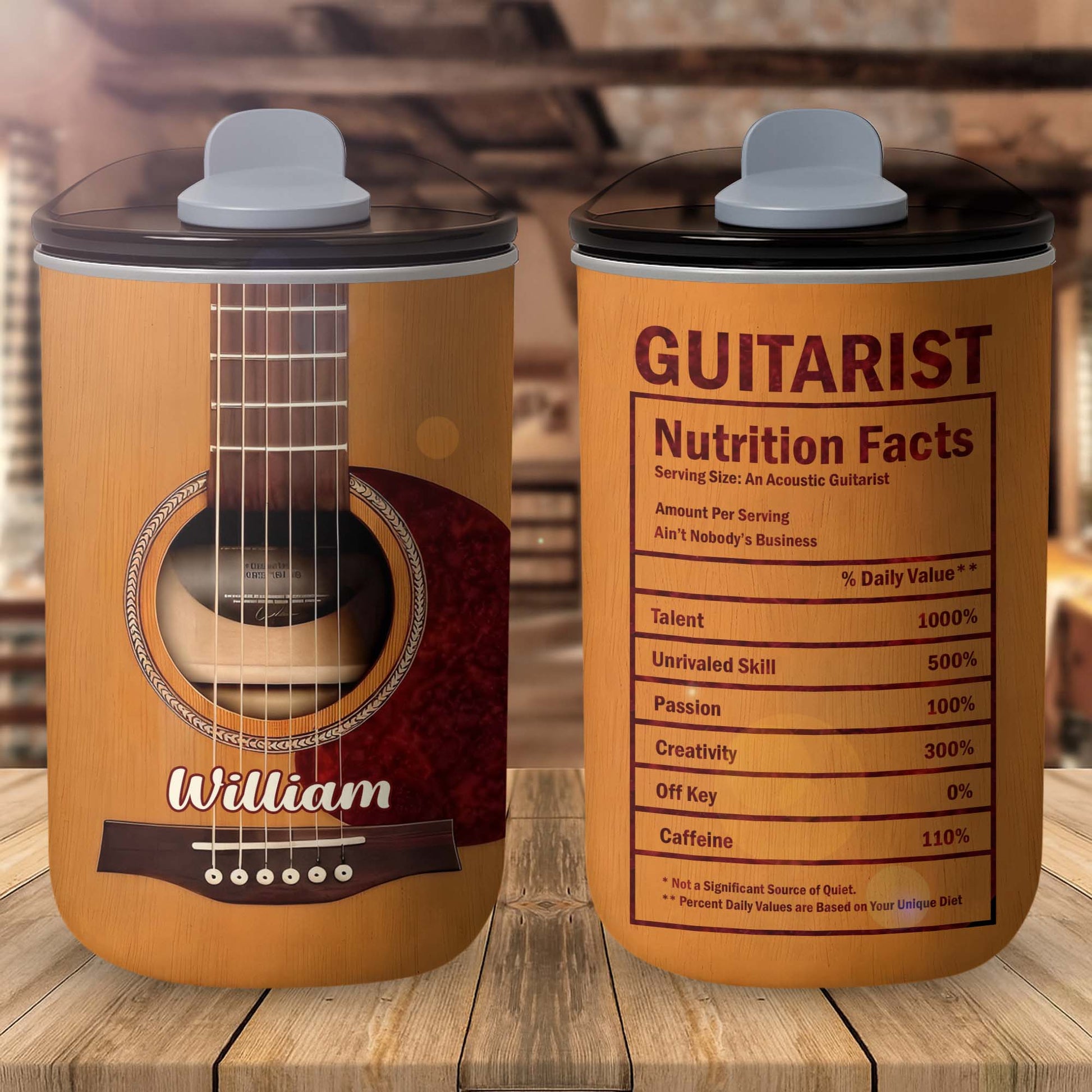 Music Is Life That's Why Our Hearts Have Beats Acoustic Guitar