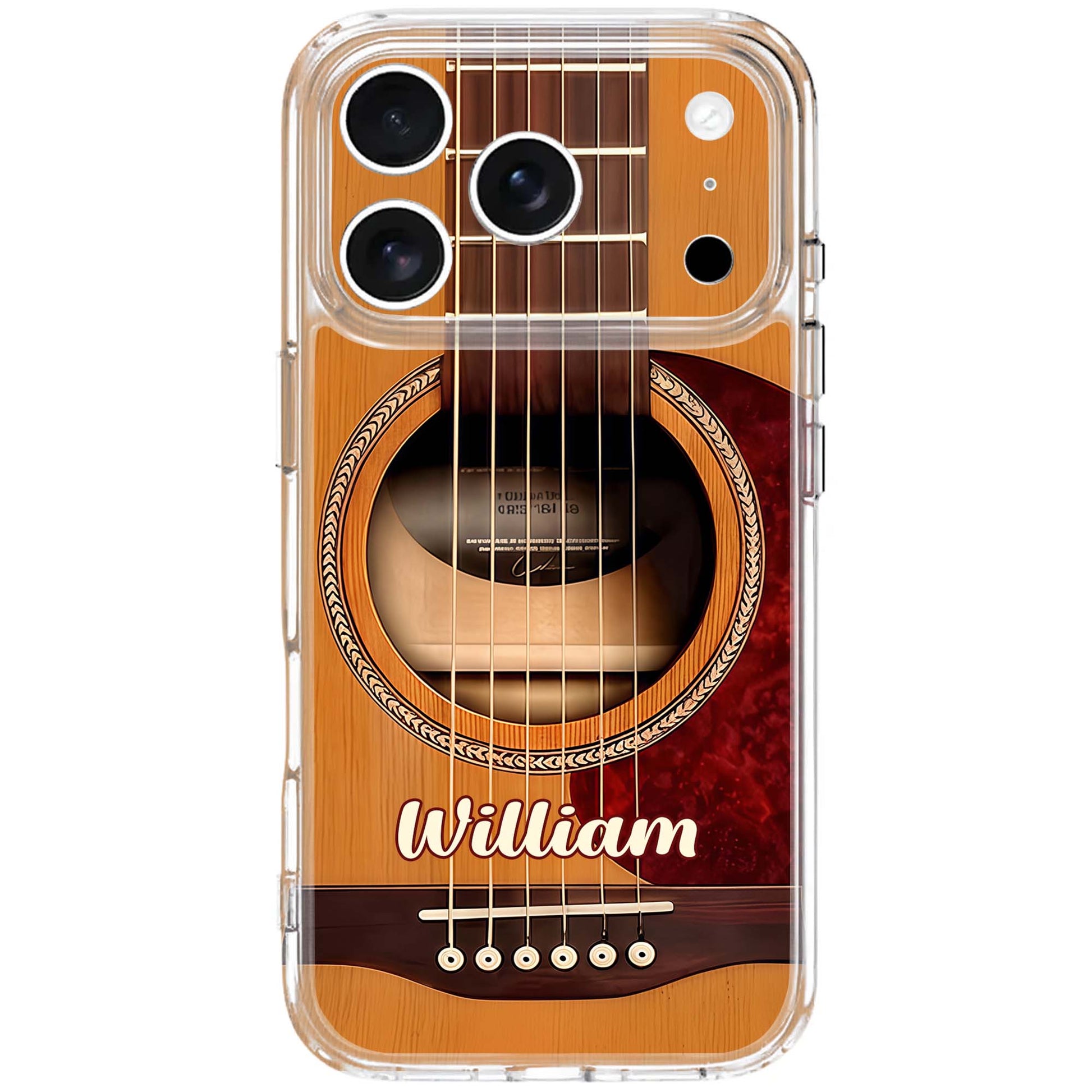 Strumming Through Life Personalized Acoustic Guitar Strings Design