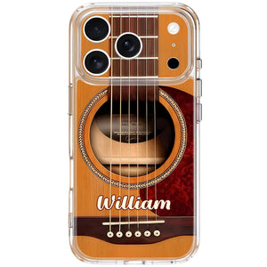 Strumming Through Life Personalized Acoustic Guitar Strings Design