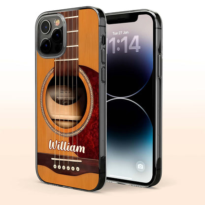Strumming Through Life Personalized Acoustic Guitar Strings Design
