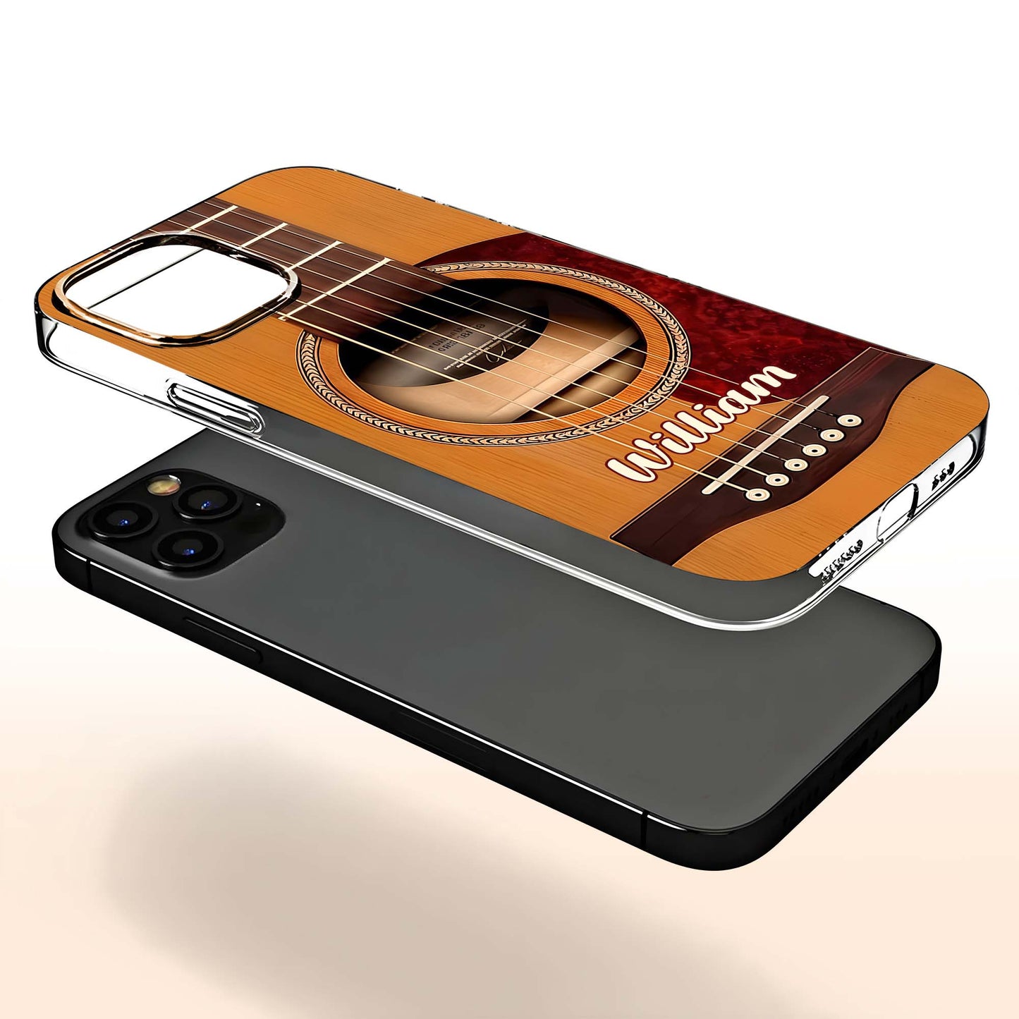 Strumming Through Life Personalized Acoustic Guitar Strings Design