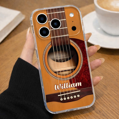 Strumming Through Life Personalized Acoustic Guitar Strings Design