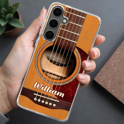 Strumming Through Life Personalized Acoustic Guitar Strings Design