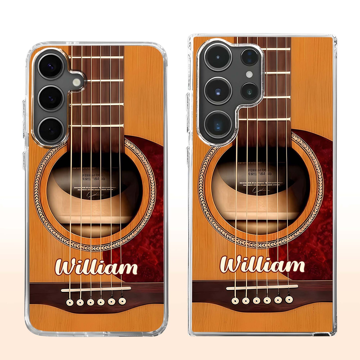 Strumming Through Life Personalized Acoustic Guitar Strings Design