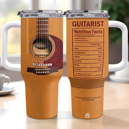 Guitarist Nutrition Facts Acoustic Guitar Musical Instrument