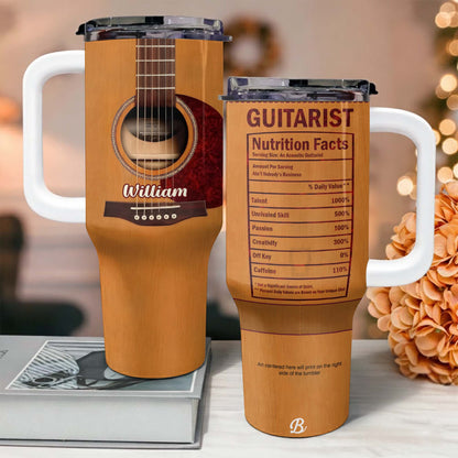 Guitarist Nutrition Facts Acoustic Guitar Musical Instrument