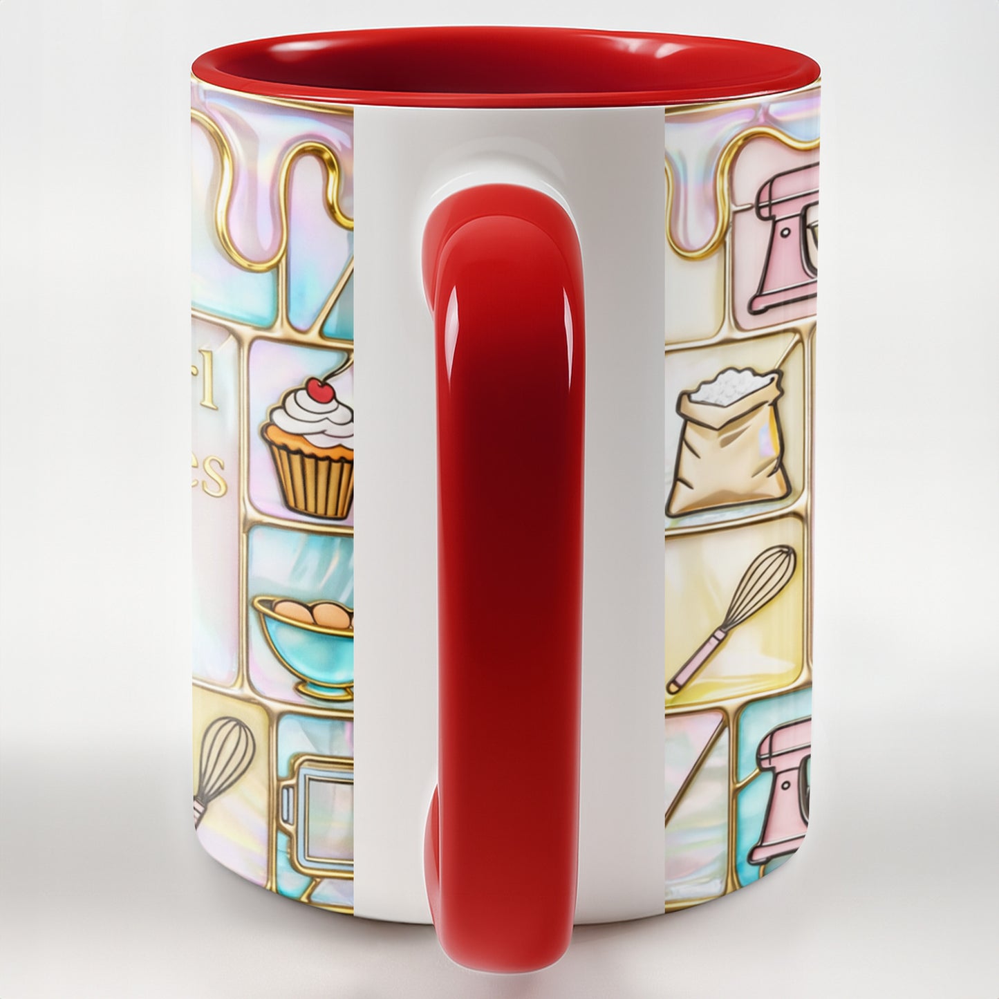 Just A Girl Who Loves Baking, Kitchen Essentials - Personalized Custom Accent Mug - HOB063_AMUG