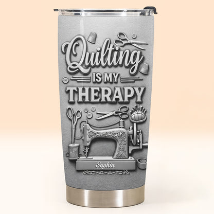 Quilting Is My Therapy Sewing Machine And Crafting Tools