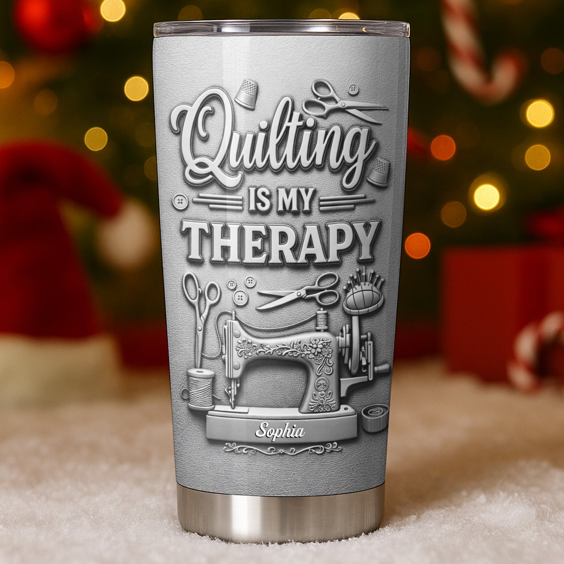 Quilting Is My Therapy Sewing Machine And Crafting Tools