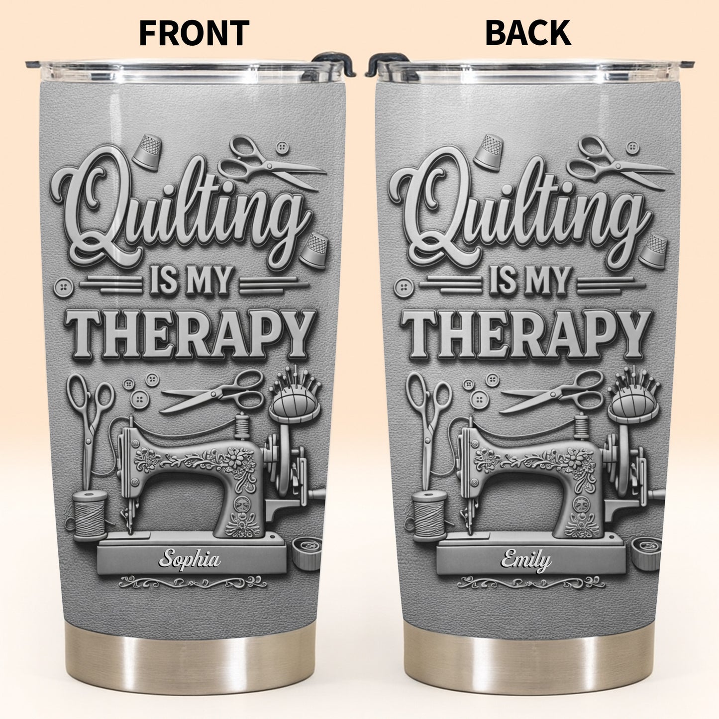 Quilting Is My Therapy Sewing Machine And Crafting Tools
