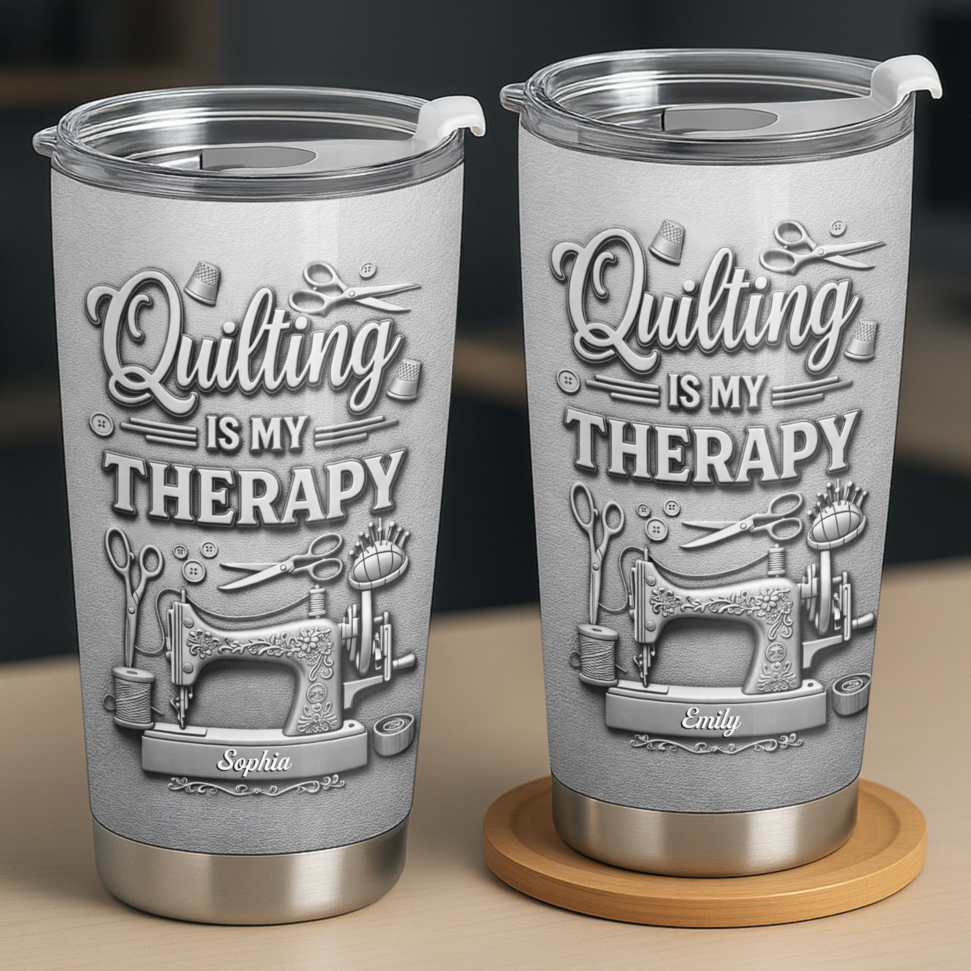 Quilting Is My Therapy Sewing Machine And Crafting Tools