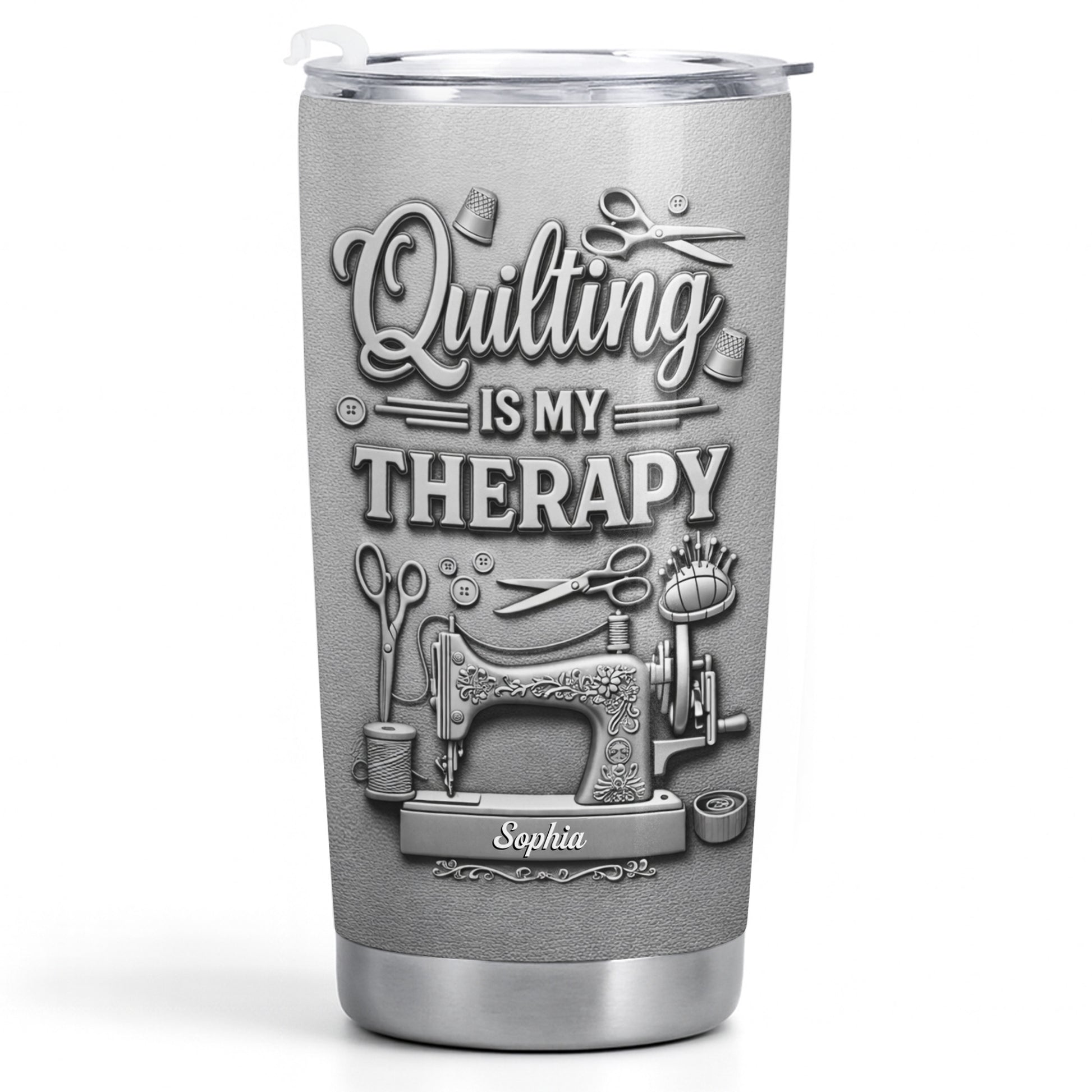 Quilting Is My Therapy Sewing Machine And Crafting Tools