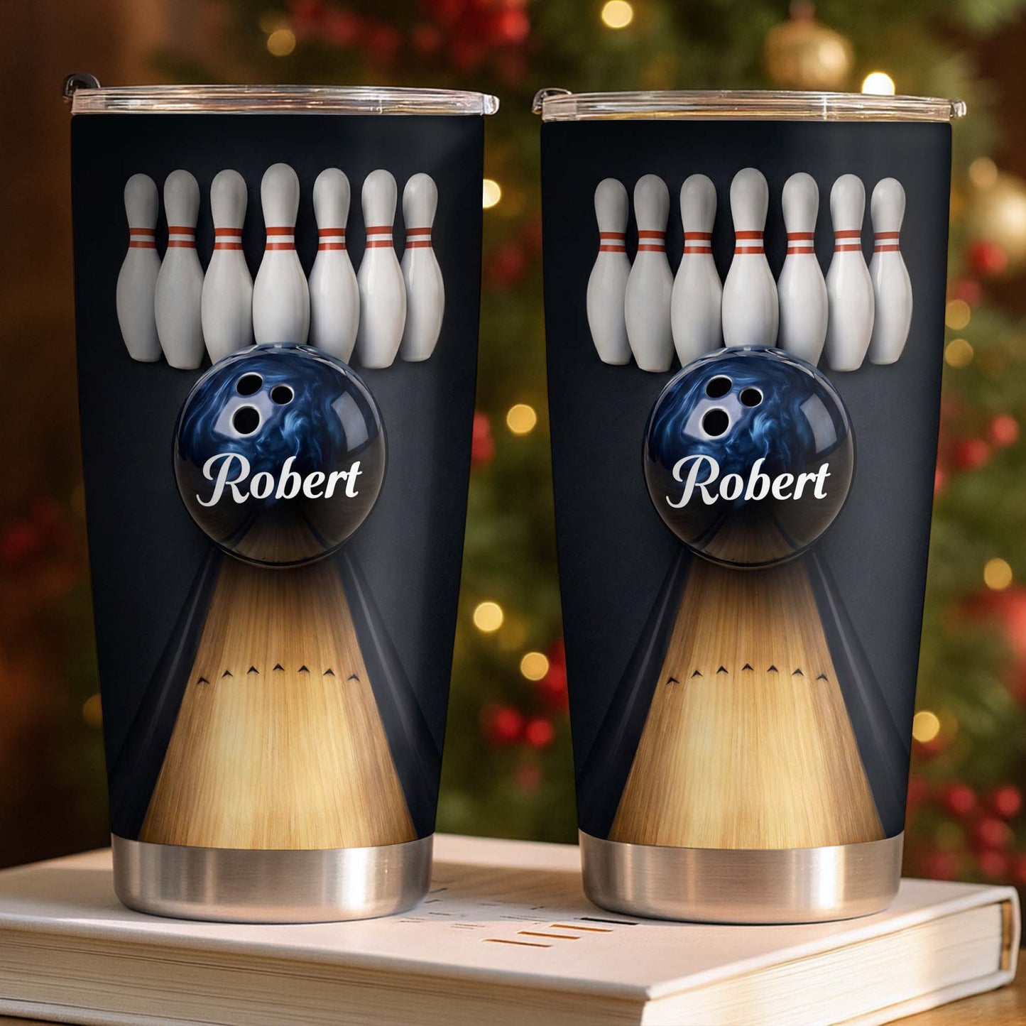 Celebrate Every Strike Bowling Tumbler - Personalized Custom Stainless Steel Tumbler 20oz 30oz - HOB066_TB