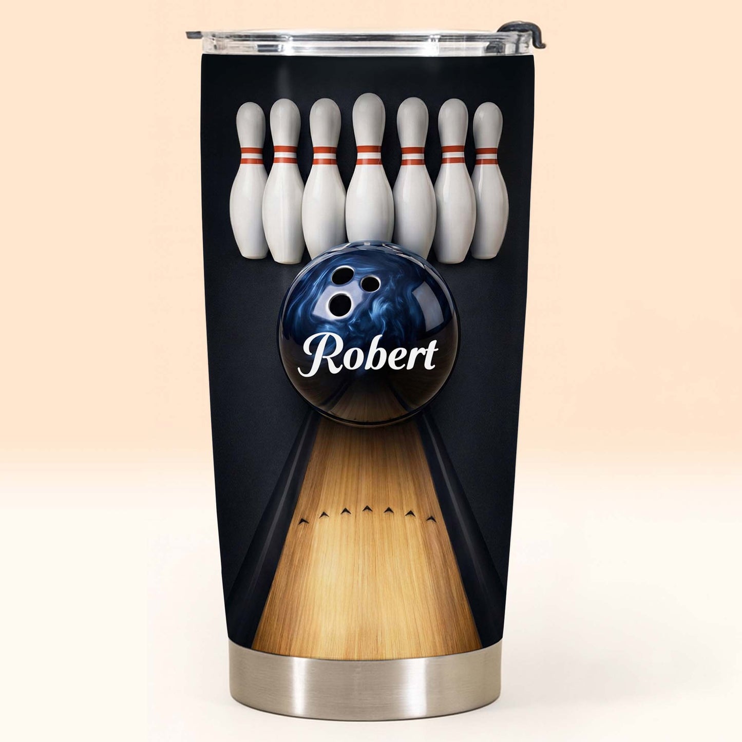 Celebrate Every Strike Bowling Tumbler - Personalized Custom Stainless Steel Tumbler 20oz 30oz - HOB066_TB