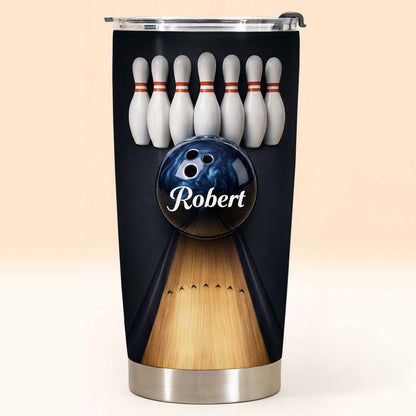Celebrate Every Strike Bowling Tumbler - Personalized Custom Stainless Steel Tumbler 20oz 30oz - HOB066_TB