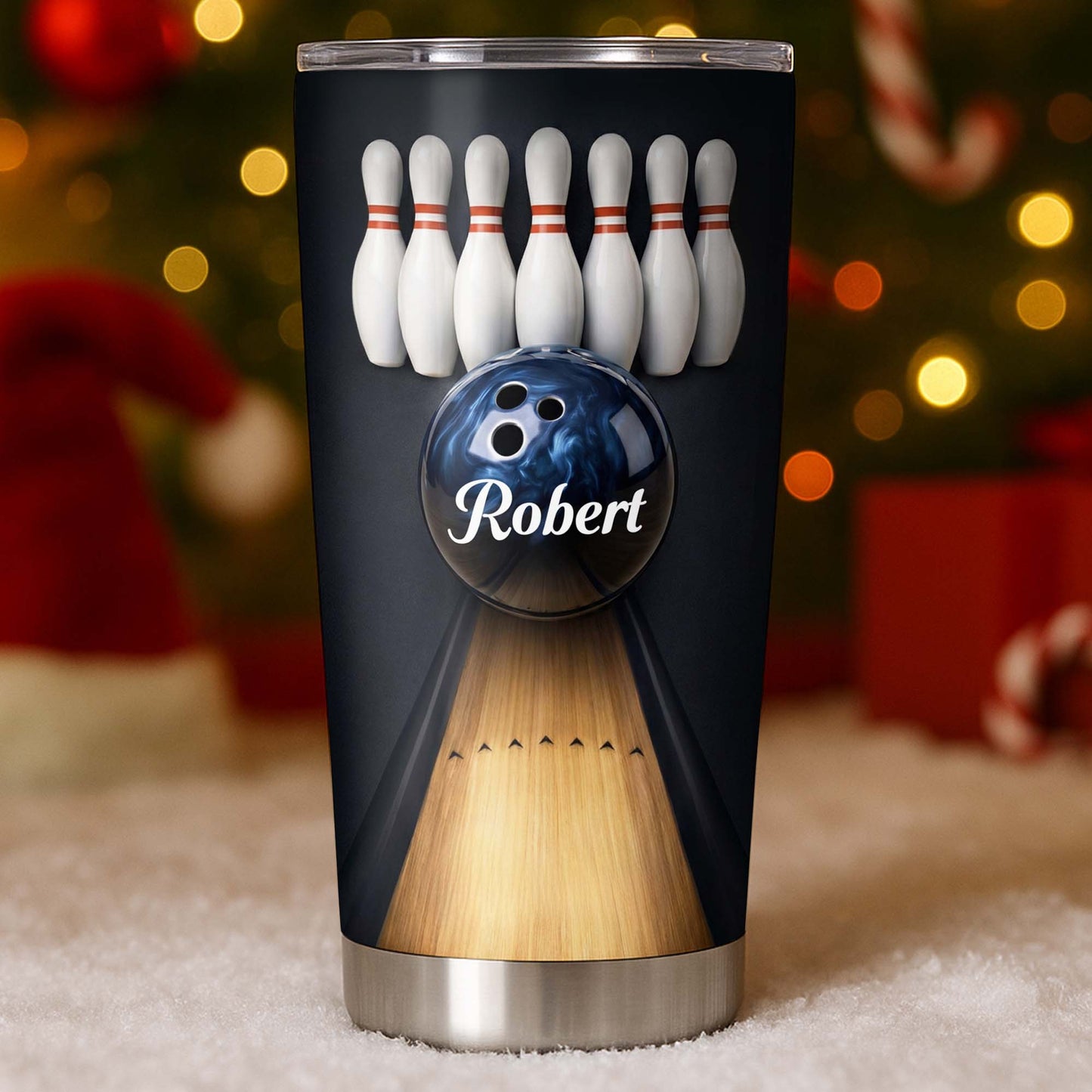 Celebrate Every Strike Bowling Tumbler - Personalized Custom Stainless Steel Tumbler 20oz 30oz - HOB066_TB
