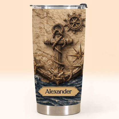 Sail The High Seas With Personal Style Anchor And Compass Design
