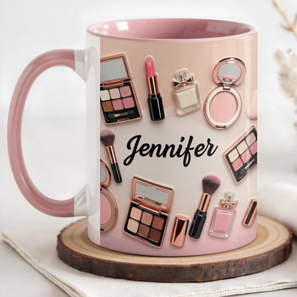 My Makeup Collection With Brushes And Lipstick