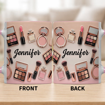 My Makeup Collection With Brushes And Lipstick