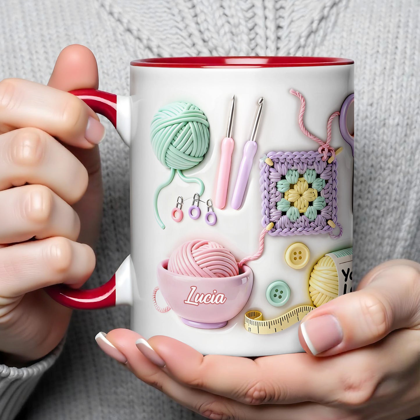 I Crochet So I Don't Kill People, Yarn And Crochet Hooks Design