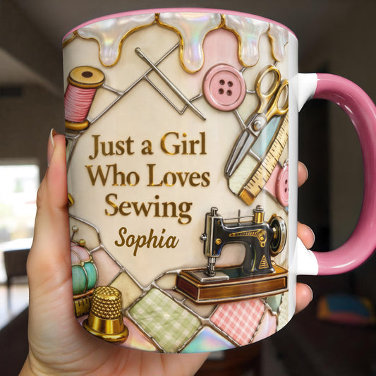 Just A Girl Who Loves Sewing, Creative Craft Design