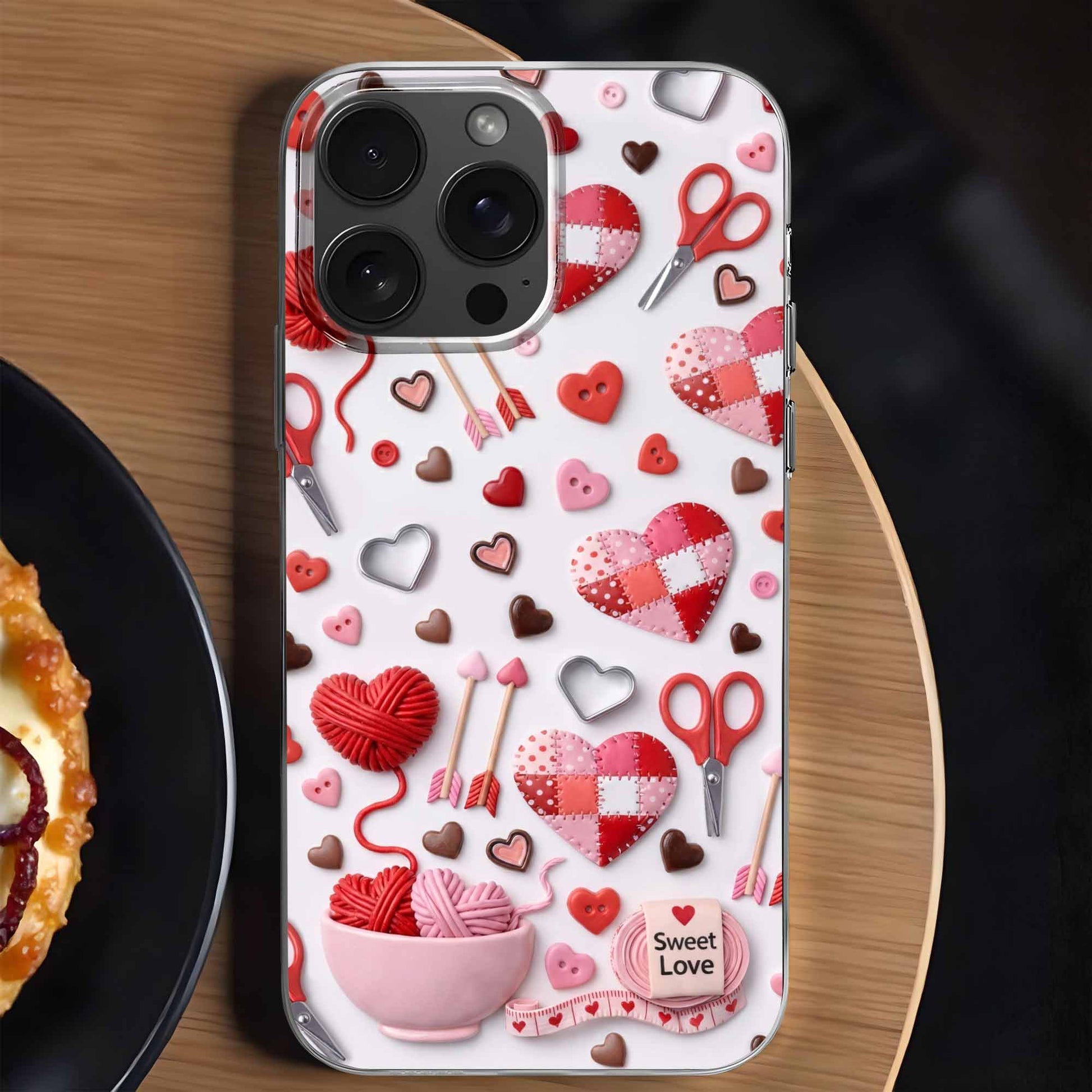 Sweet Love Hearts And Arrows Design